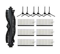 SUPENG Brosse latérale à Rouleau Filtre à poussière Primaire Ensemble de vadrouilles HEPA Compatible avec Les pièces d'aspirateur Robot Ilife A4 A4S A40 X432 Polaris PVCR 0826 (Color : 004)