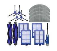 SUPENG Compatible avec Les Accessoires de Remplacement for aspirateur Hybride Anker Eufy RoboVac X8, Brosse Principale/latérale, Chiffon de vadrouille, Filtre Hepa, pièces de Rechange (Color : 16pcs)