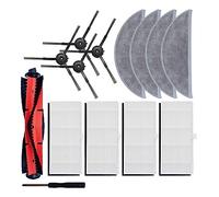 SUPENG Compatible avec Les pièces d'aspirateur Robot XiaoMi Lydsto R1 / R1A / R1 Pro / S1 Brosse Principale/latérale Filtre HEPA Chiffon de vadrouille Poubelle Sac à poussière (Color : 7 UK)