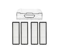 SUPENG Compatible avec Xiaomi Mi Robot aspirateur vadrouille 1C Robot aspirateur pièces Poubelle et filtres Hepa Ensemble de Combinaison de Rechange (Color : 1 Box 4 Filter)