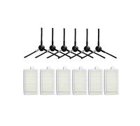 SUPENG Filtre HEPA à Brosse latérale for aspirateur Compatible avec Les pièces d'aspirateur Robot SilverCrest SSR 3000 A1 (Color : As show3)