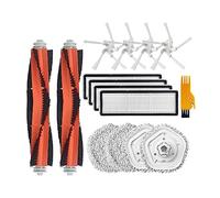 SUPENG Remplacement du Filtre Lavable de la Brosse Principale latérale Compatible avec Les Accessoires de pièces de Rechange for aspirateur Robot autonettoyant Dreame Bot W10 (Color : W10-T2)