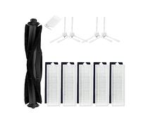 SUPENG Rouleau Brosse latérale Blanche Filtre HEPA vadrouille Sac à poussière Filtre aspirateur Robot Compatible avec Accessoires d'aspirateur Viomi S9 Remplacement (Color : 013)