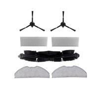 SUPENG Rouleau Brosse Latérale Brosse HEPA Filtre Vadrouille Chiffon Compatible avec Rowenta RR8587WH X-PLORER S75s+ 4in1 Laser Robot Aspirateur Accessoires(As show-01)