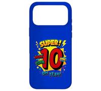 Super 10e Anniversaire Comic Pop Art Wow Cool OMG Oh Yeah Kids Coque pour iPhone 17 Pro Max