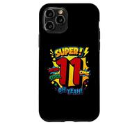 Super 11e Anniversaire Comic Pop Art Wow Cool OMG Oh Yeah Kids Coque pour iPhone 11 Pro