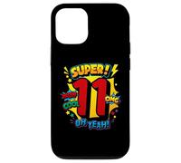 Super 11e Anniversaire Comic Pop Art Wow Cool OMG Oh Yeah Kids Coque pour iPhone 12/12 Pro