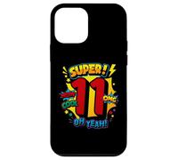 Super 11e Anniversaire Comic Pop Art Wow Cool OMG Oh Yeah Kids Coque pour iPhone 12 Mini