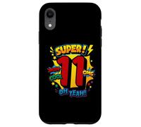 Super 11e Anniversaire Comic Pop Art Wow Cool OMG Oh Yeah Kids Coque pour iPhone XR