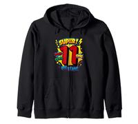 Super 11e Anniversaire Comic Pop Art Wow Cool OMG Oh Yeah Kids Sweat à Capuche