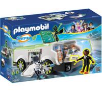 PLAYMOBIL - Super4 - Camion de mission Techno Caméléon Avec agent Gene - Tire des projectiles - 5 ans et plus