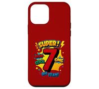 Super 7e Anniversaire de la Bande dessinée Pop Art - Wow Cool OMG Oh Yeah Kids Coque pour iPhone 12 Mini