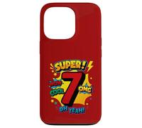 Super 7e Anniversaire de la Bande dessinée Pop Art - Wow Cool OMG Oh Yeah Kids Coque pour iPhone 13 Pro