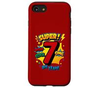 Super 7e Anniversaire de la Bande dessinée Pop Art - Wow Cool OMG Oh Yeah Kids Coque pour iPhone SE (2020) / 7/8