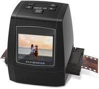 Super 8 Numériseur de films vidéo (3", 5", 7" et 9" Super 8/8 mm), scanner de film avec carte mémoire de 32 Go et écran LCD de 2,4 pouces.