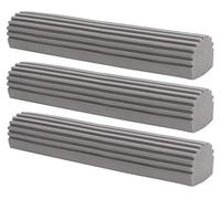 Super Absorbant PVA Éponge Mop Recharges - Paquet de 3, Remplacement de MR.SIGA, Taille: 30.5cm, Gris Seupeak