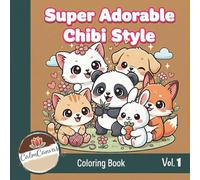 Super Adorable Chibi Style: Cute Anime Animals to Color for Kids