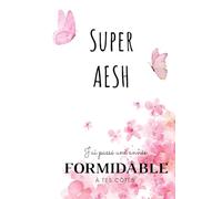 SUPER AESH: Carnet de notes - 118 pages lignées format 13.97 X 21.59 cm - Cadeau personnalisé pour dire merci à votre Accompagnant(e) des élèves en ... (AESH) - Cadeau original de fin d'