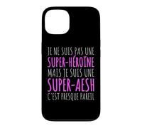 Super AESH Presque Super Héroïne Cadeau École Coque pour iPhone 13