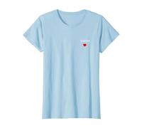 Super Amour témoins Assortis Tenue Simple témoin de Mariage T-Shirt, Femme, Bleu Céleste, XS