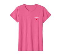 Super Amour témoins Assortis Tenue Simple témoin de Mariage T-Shirt, Femme, Rose Chiné, M