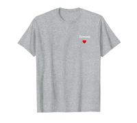 Super Amour témoins Assortis Tenue Simple témoin de Mariage T-Shirt, Homme, Gris Chiné, M