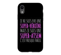 Super Atsem Presque Super Héroïne Cadeau École Maternelle Coque pour iPhone XR