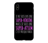 Super Atsem Presque Super Héroïne Cadeau École Maternelle Coque pour iPhone XS Max