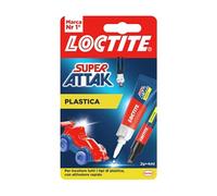Super Attak Plastic 2g+4ml Liquide Adhésif par contact