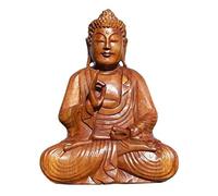 Super beau Bouddha 30 cm Bouddha méditation bois Feng Shui BM30