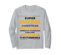 Super Beau Papa Père Tu ES Formidable Fête des Pères Manche Longue
