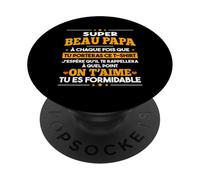 Super Beau Papa Père Tu ES Formidable Fête des Pères PopSockets PopGrip Adhésif