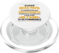 Super Beau Papa Père Tu ES Formidable Fête des Pères PopSockets PopGrip pour MagSafe