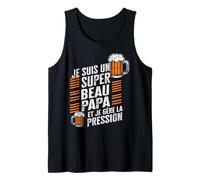 Super beau père bière humour fête papa drôle humoristique Débardeur