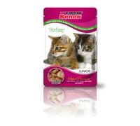 SUPER BENEK Junior Sachet pour chats avec morceaux de dinde 100g