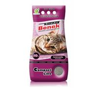 SUPER BENEK Litière compacte à la bentonite Lavande 10l