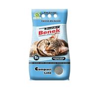 Super Benek Litière pour Chat en Argile bentonite Ultra agglomérante 5 litres