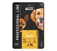 SUPER BENO Sachet adulte pour chiens de petite et moyenne taille au canard 12x100g