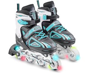 Super Blades X Pro - Rollers avec roues à LED illuminées - Menthe