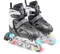 Super Blades X Pro - Rollers avec roues à LED illuminées - Noir