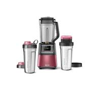 Sencor Mixeur automatique sous vide Super SBU 7874RD – 1500 W, 8 lames titane, 7 programmes, rose