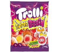 Super Brain - Super Cerveau, des bonbons amusants et délicieux qui offrent une expérience sucrée unique, parfaits pour stimuler vos envies gourmandes - Compatible avec Trolli - 150g