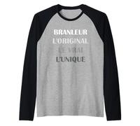 Super Branleur Homme Humour Branleur Manche Raglan