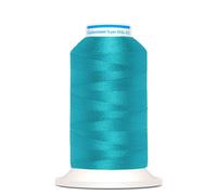Gutermann Super Brite 705798-5609-1 Bobine de fil à broder en polyester 40 pour machine à coudre Turquoise 1000 m