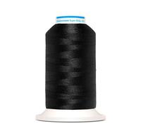 Gutermann 705798-5596-1 Bobine de fil à broder en polyester Super Brite 40 pour machine à coudre 1000 m Noir