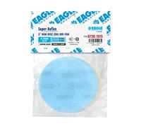 Super Buflex - Lot de 10 disques abrasifs flexibles DRY 7,6 cm JOB-PAK, bleu K-2500, auto-agrippant, U730-1515, 10 disques + 1 tampon