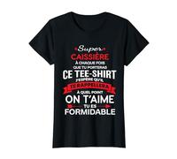 Super Caissière on t'aime cadeau femme Caissière T-Shirt