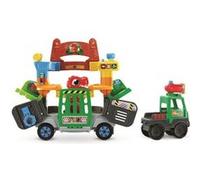 VTech Jouet Tut Tut Copains Super Camion-Parc SOS Dinos – Filet à lancer, Rond magique – 1-5 ans