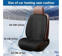 Super Chaud Coussin Siege Voiture Livré avec une pelle à neige C'est Le Cadeau Le Plus Chaleureux Pour Les Conducteurs En Hiver,BlackB-2-pieceset