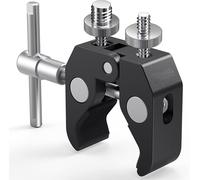 Super Clamp Pince pour Trépied avec Filetage 1/4 et 3/8, Adaptateur de Vis pour Appareil Photo, Pince Magnétique Universelle pour Appareil Photo, Eclairage Flash, Trépied, Lumières LED